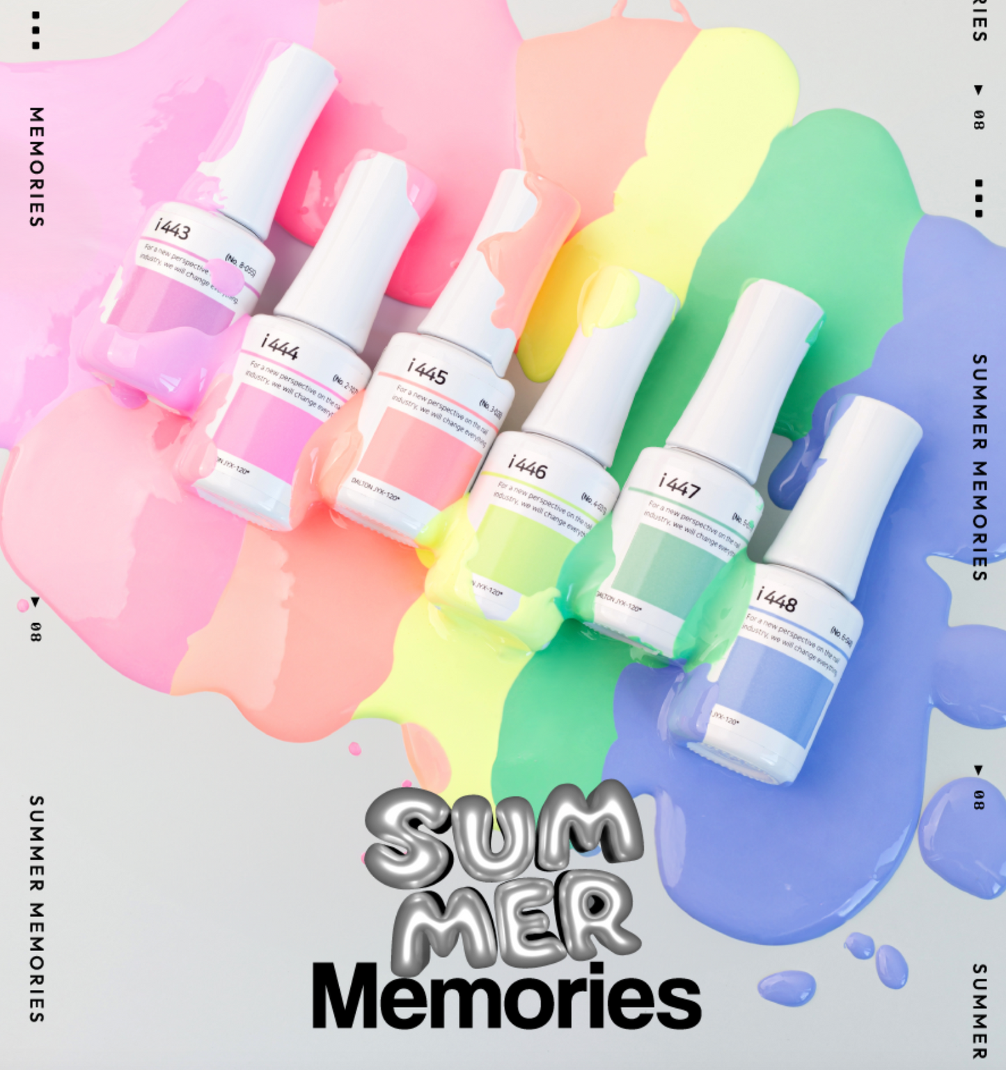 IZEMI Summer Memories Color & Glitter 8-Set