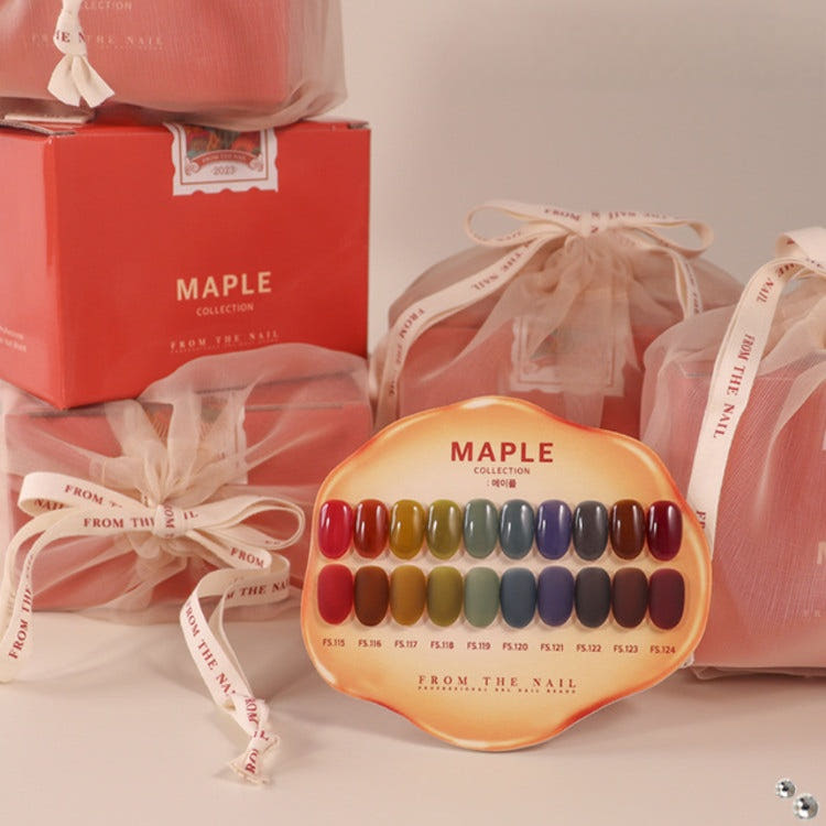 From the Nail: Maple Syrup Gel 10 Set