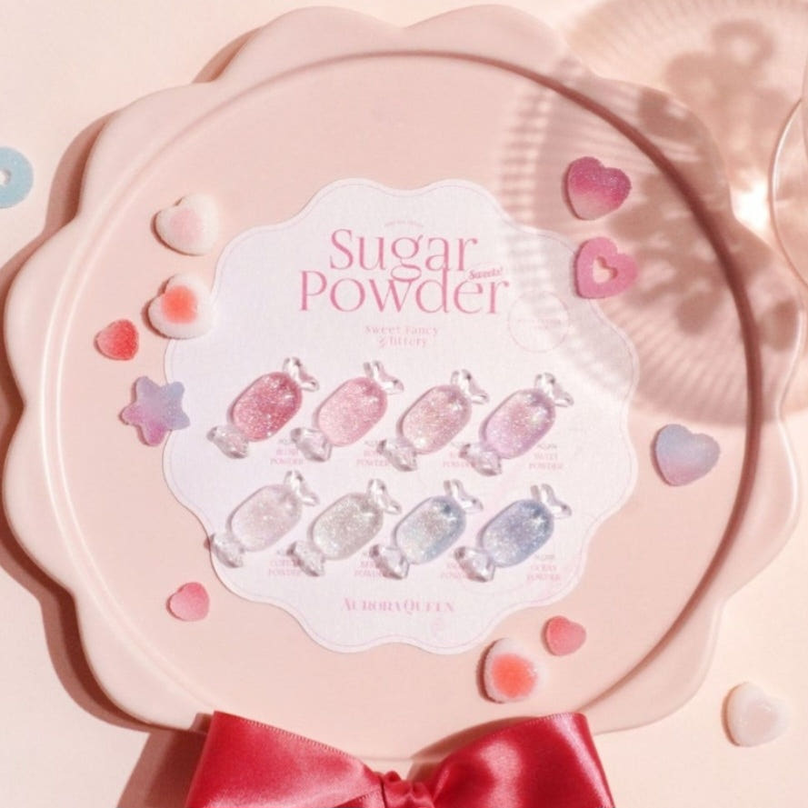 DGEL: Aurora Queen Sugar Powder Collection Glitter Gel (Single)
