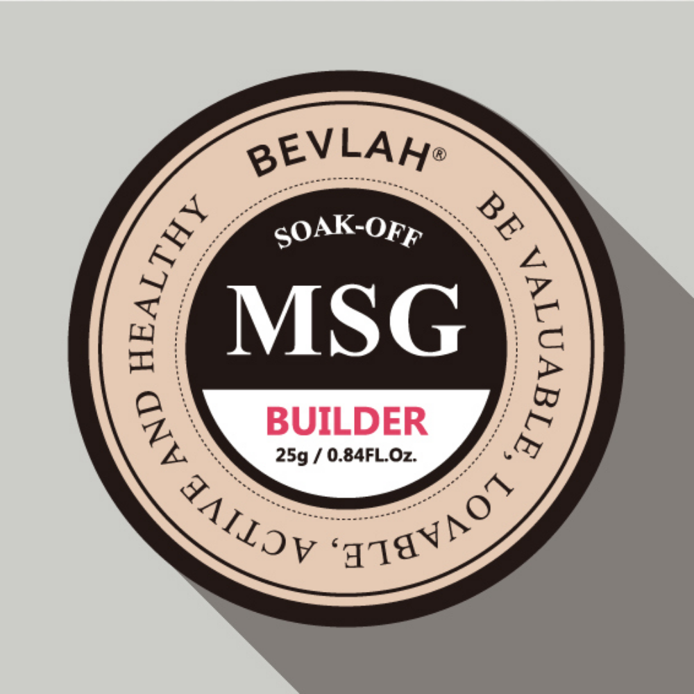 BEVLAH: MSG Builder Gel 25g Soak-Off