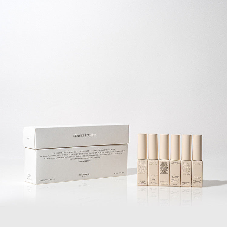 THE FAVORI: Demure Edition Magnet Gel (6 Colors Set)