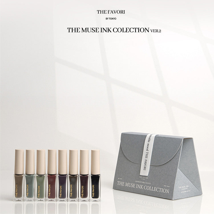 THE FAVORI: THE MUSE Ink Collection Ver.2 - 8 Colors Set & The Black Ink Option