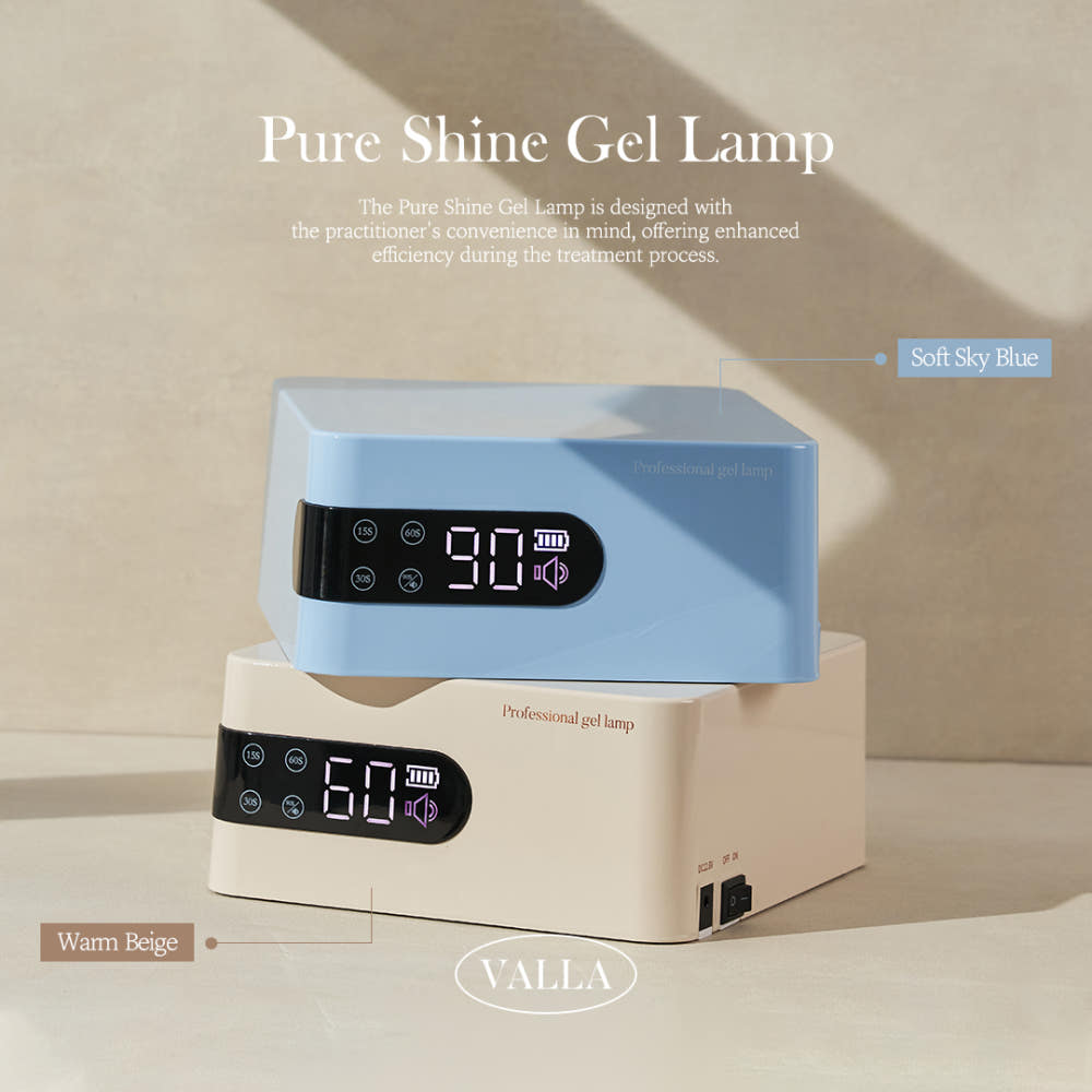 VALLA Pure Shine Gel Lamp: UV/LED Wireless