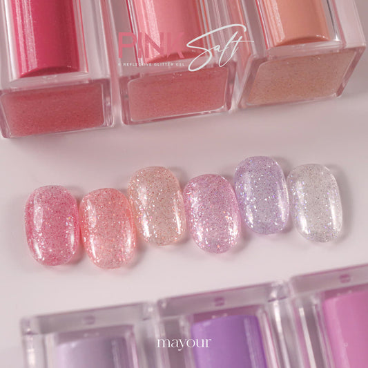 Mayour: Pink Salt Reflective Glitter Syrup (Single)