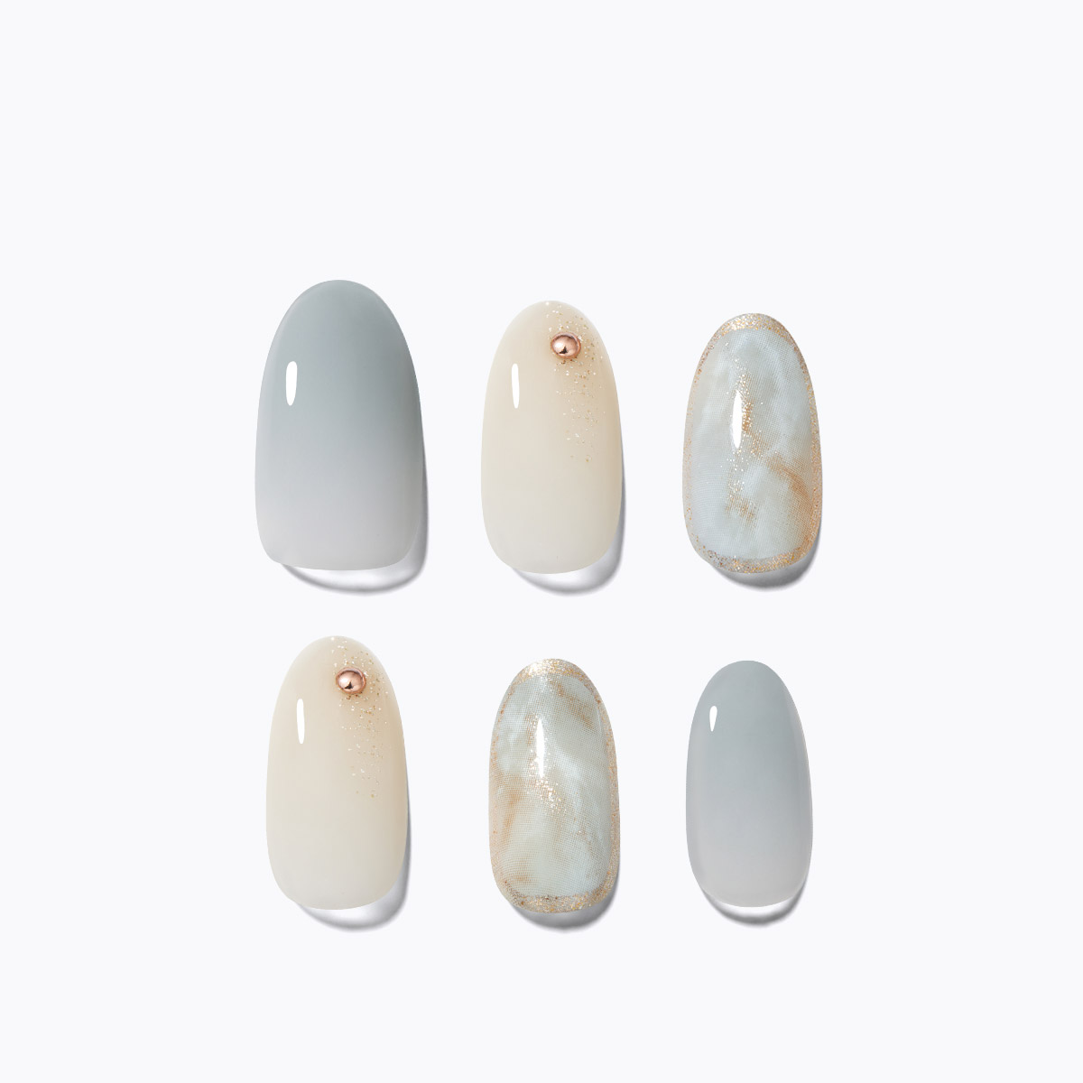 Dashing Diva Magic Press - Mint Marble (Almond)