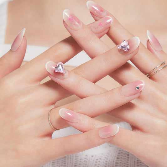 Dashing Diva Magic Press - Shy Heart (Long Oval)