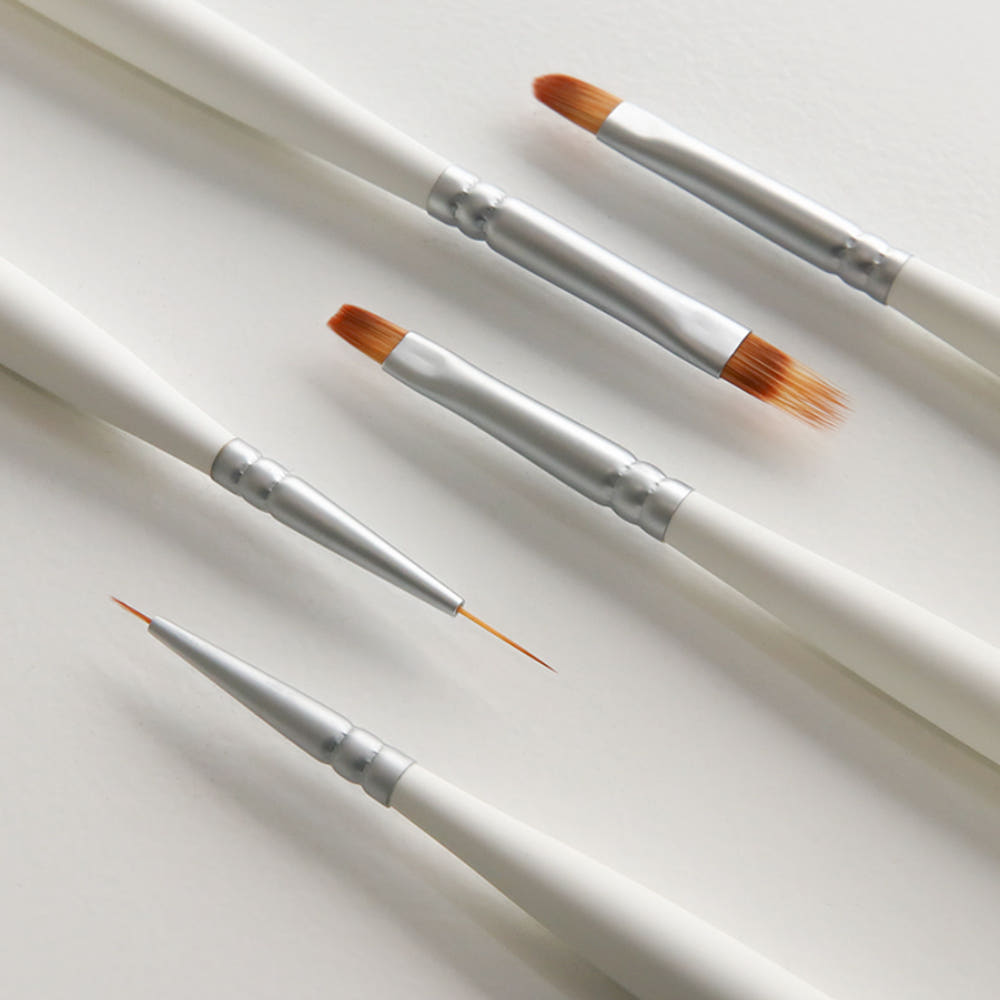 Yogurt Nail: Professional Gel Nail Brush 5 Types Set