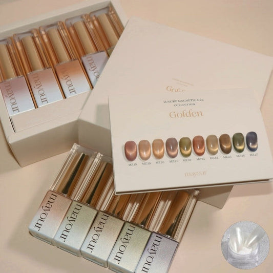 Mayour: Golden Magnetic Gel 10 Colors Set