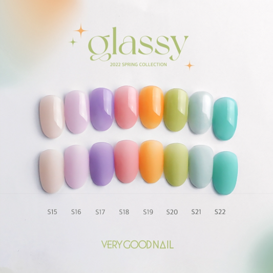 Very Good Nail: Glassy Syrup Gel 8 Set