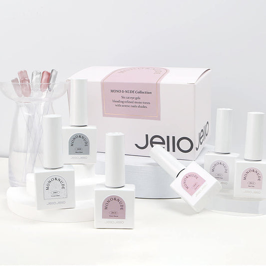 JELLO JELLO: Mono & Nude Collection - Magnetic Gel 6-Color Set (JM07-JM12)