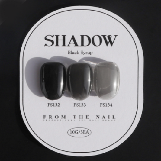 From The Nail: Shadow Black Syrup Gel 3 Set