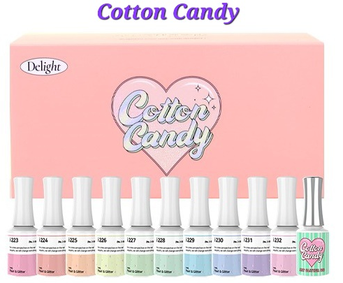 IZEMI Cotton Candy Gel Polish Signature Set