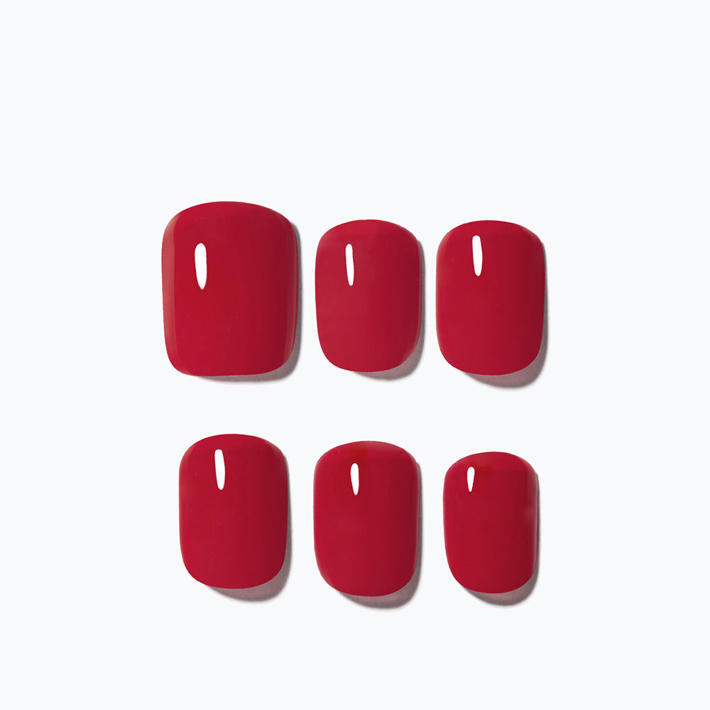 Dashing Diva Magic Press - Red Pop (Short Square)