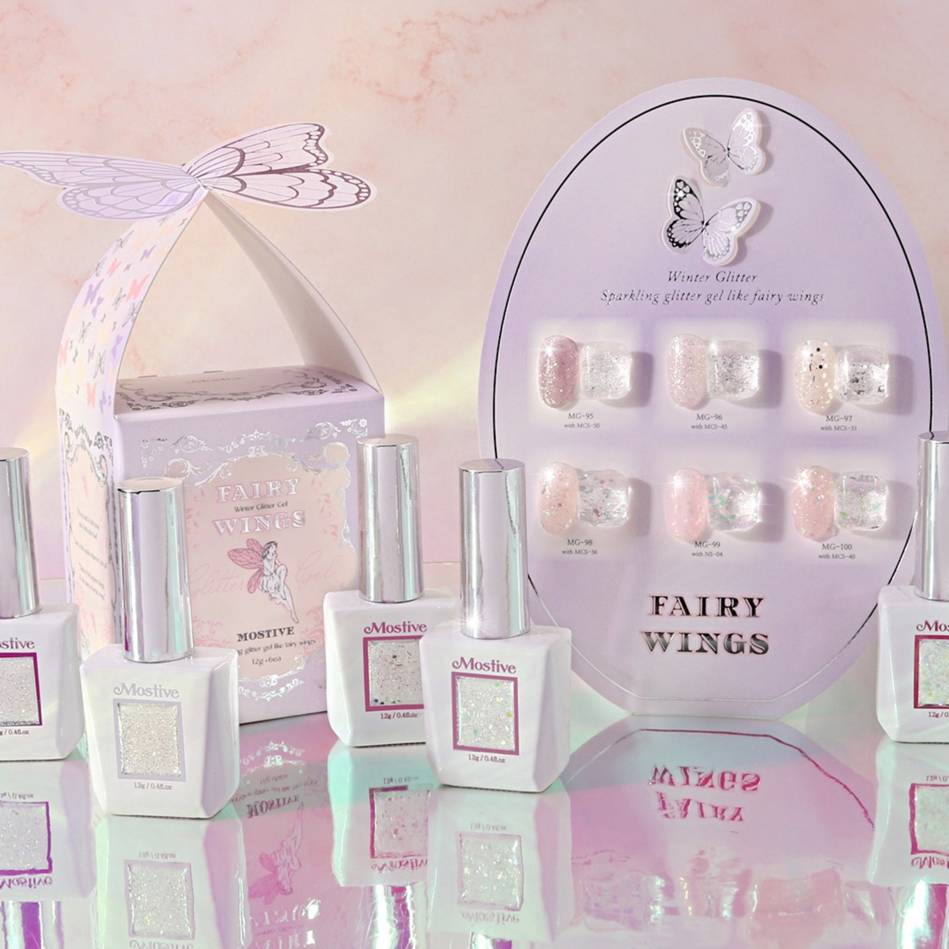 Mostive: Fairy Wings 6 Set