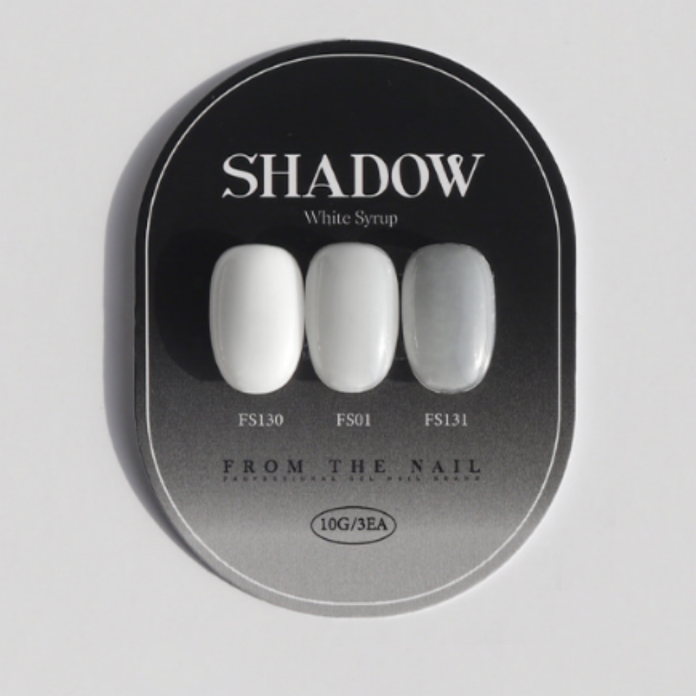 From The Nail: Shadow White Syrup Gel 3 Set
