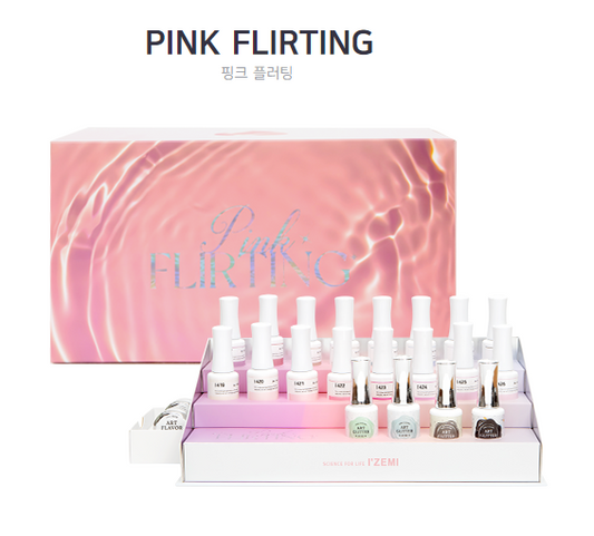 IZEMI Pink Flirting Romance - Single Gel Polish Selection