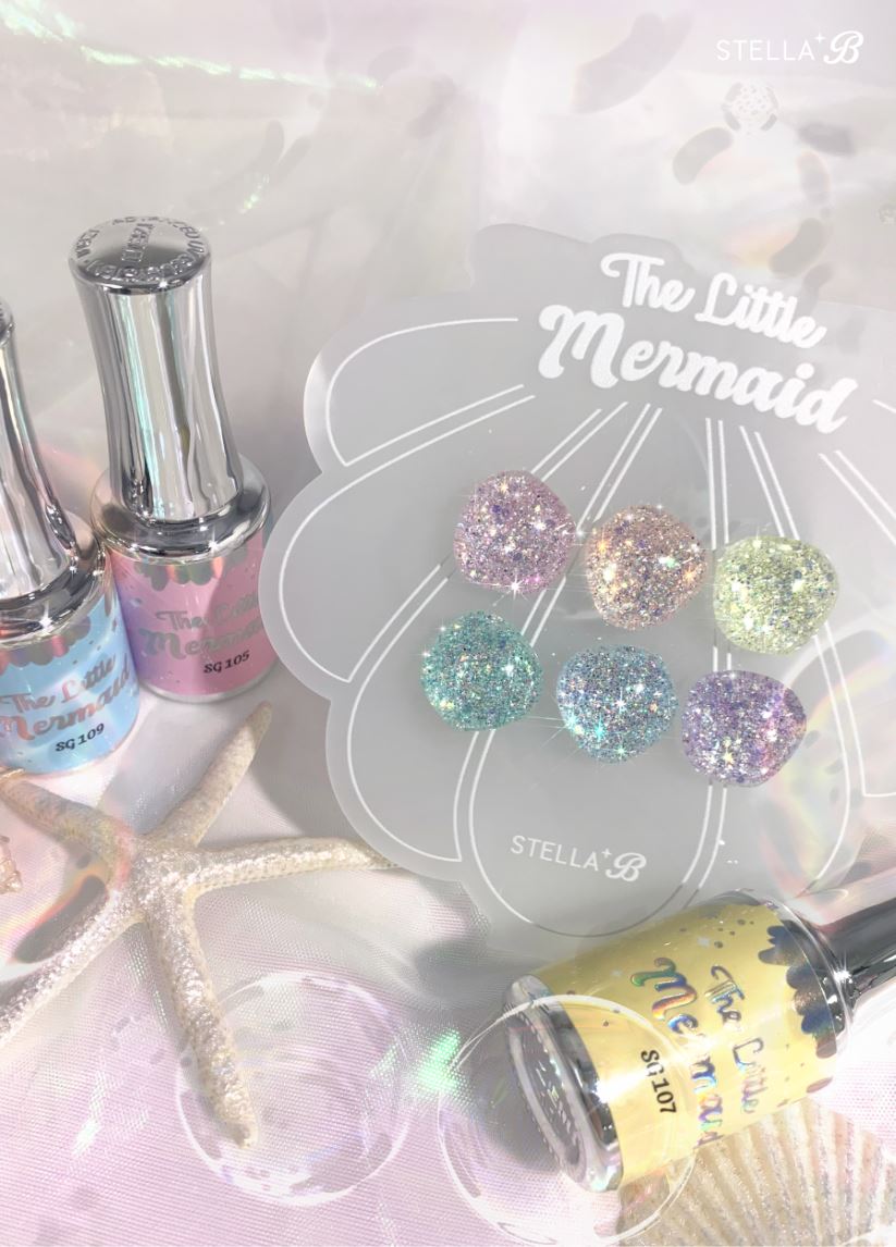 IZEMI The Little Mermaid Glitter - 6-Set