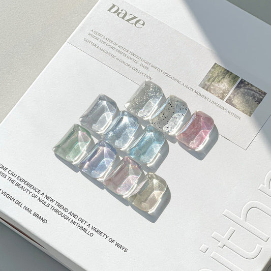 mithmillo: Daze Glitter Magnetic Gel 10-Color Set