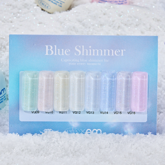 VALLA: Blue Shimmer Glitter Gel (Single)