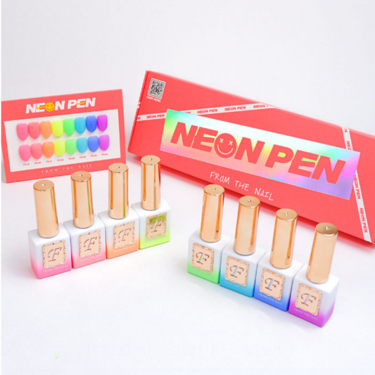 From the Nail: Neon Pen Syrup Gel 8 Set