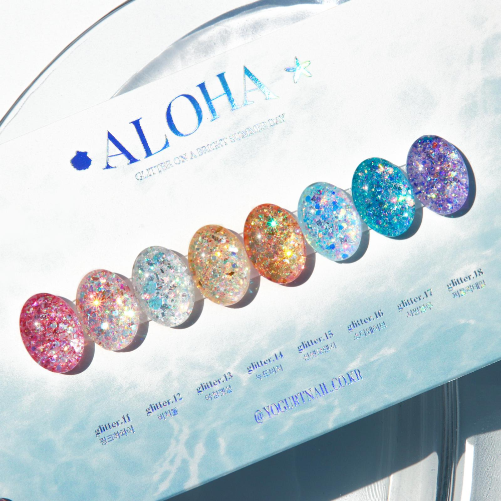 Yogurt Gel: Aloha Glitter Gel (Single)