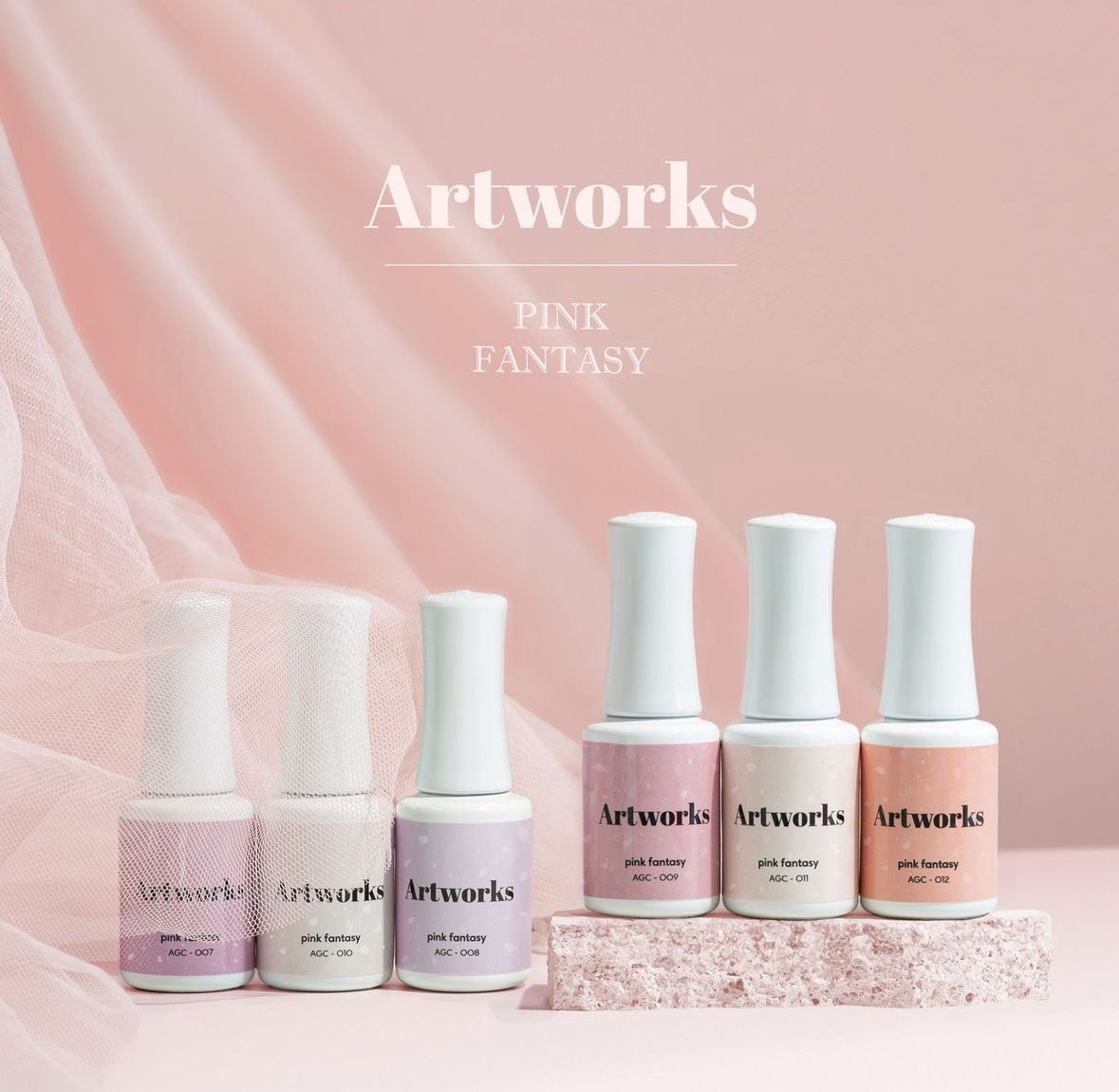 IZEMI Pink Fantasy Glitter - 6-Piece Set