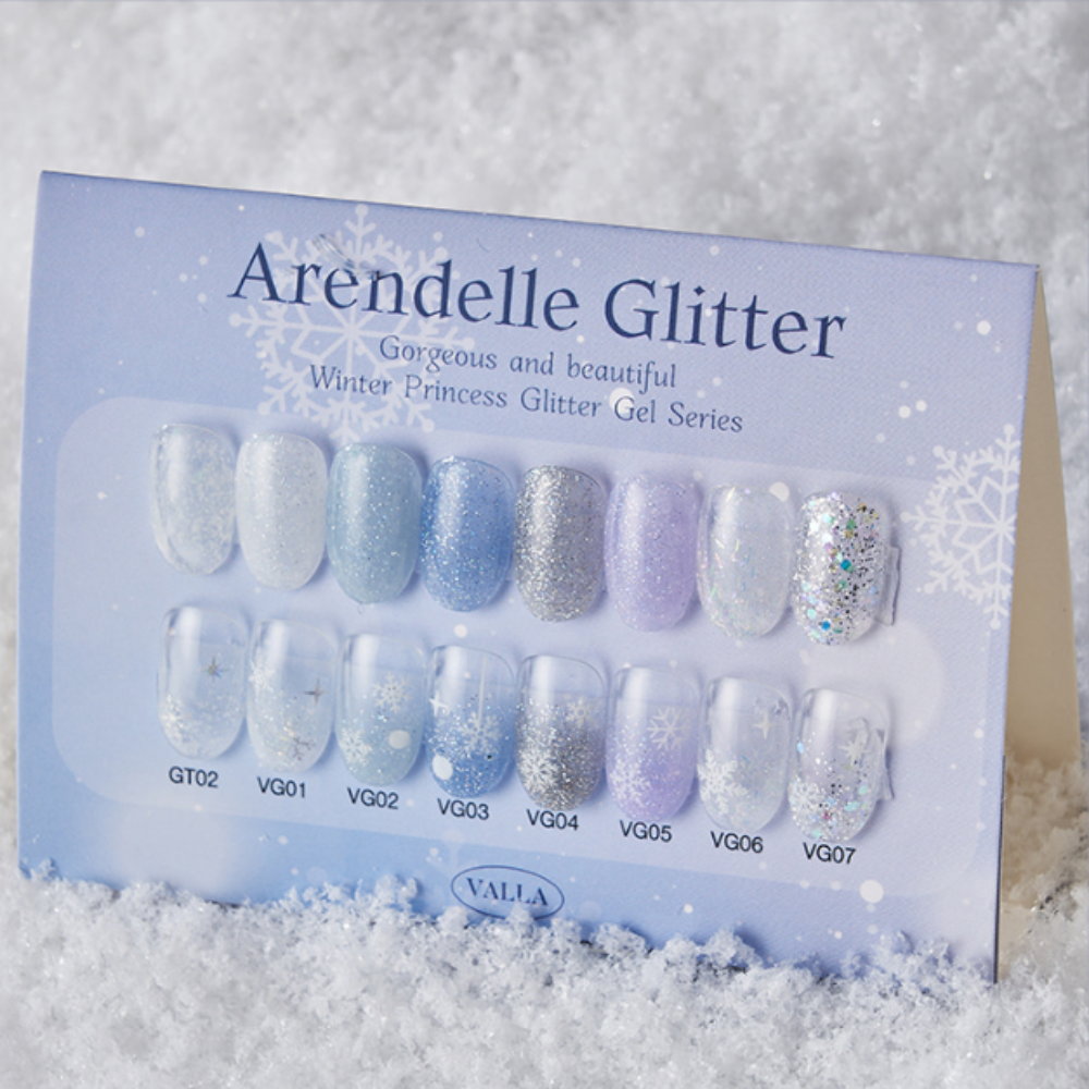 VALLA: Arendelle Syrup Glitter Gel 8 Set