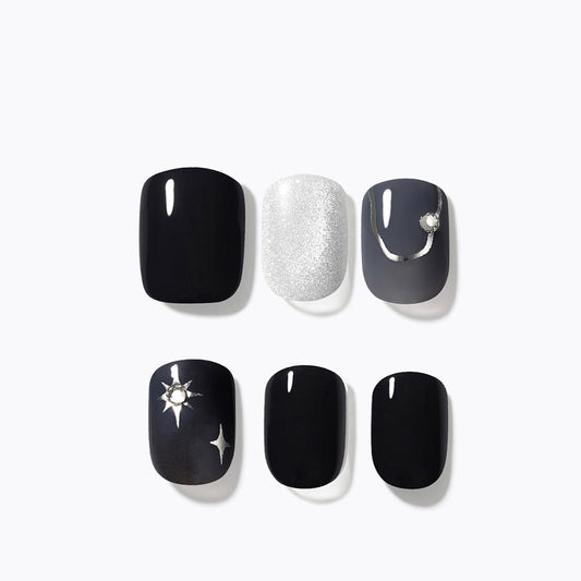 Dashing Diva Magic Press - Dark Stella (Short Square)