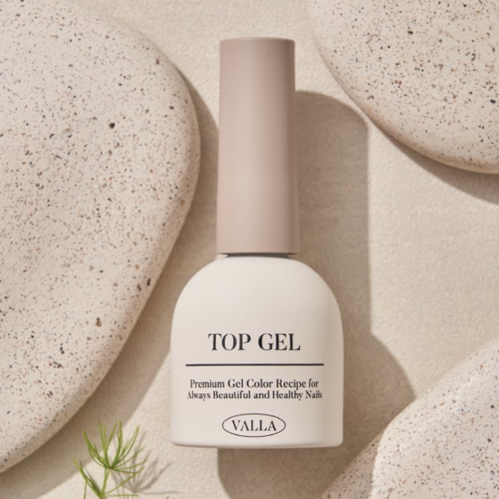 VALLA: Top Gel 10ml Non-Wipe Glassy
