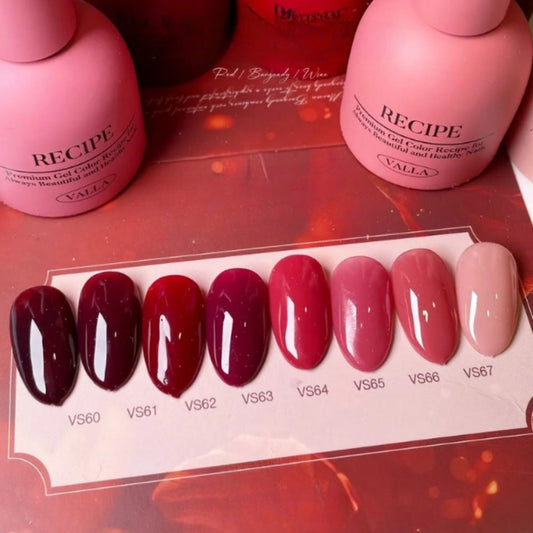 VALLA: Maroon Burgundy Red Syrup Gel (Single)