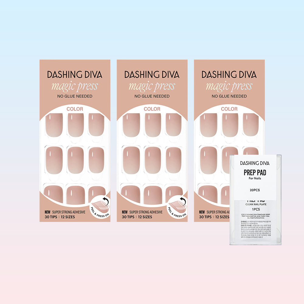 Dashing Diva Magic Press - Rose Beige Set (3 Packs)