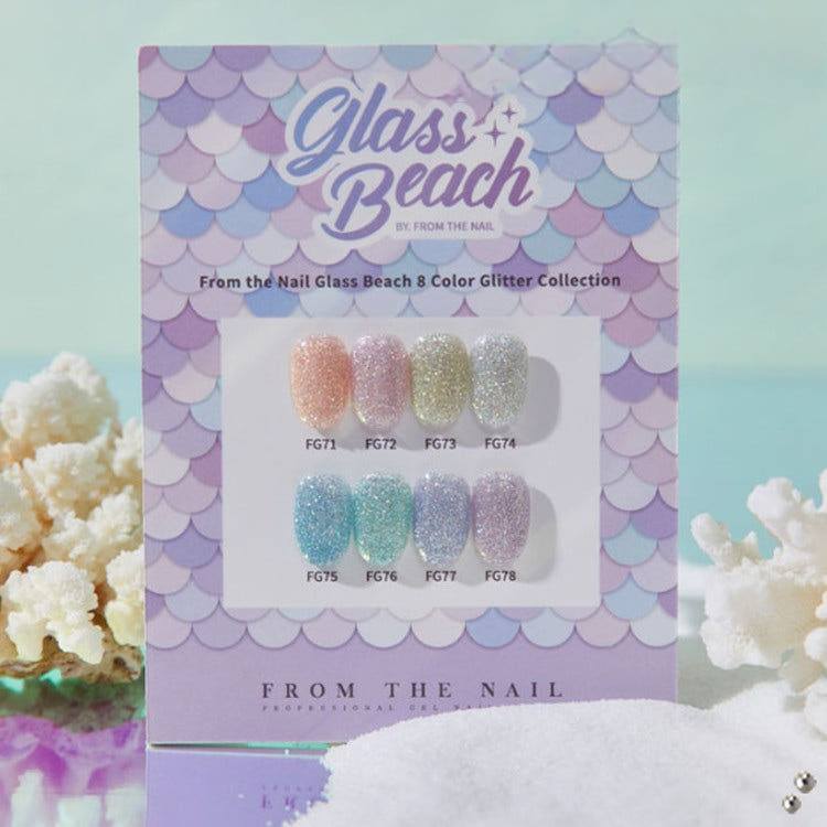 From the Nail: Glass Beach Glitter Gel 8 Set