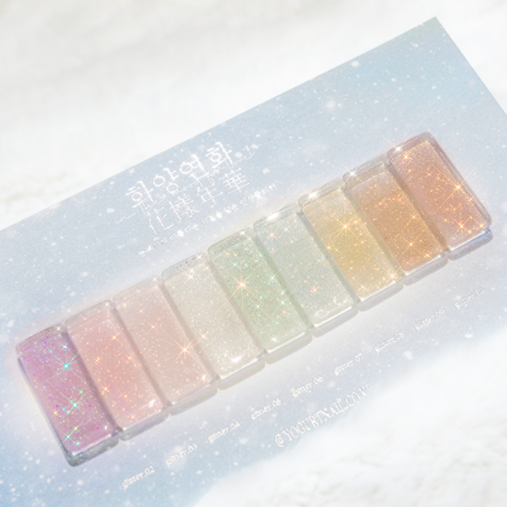 Yogurt Gel: Blooming Moment Syrup Glitter (Single)