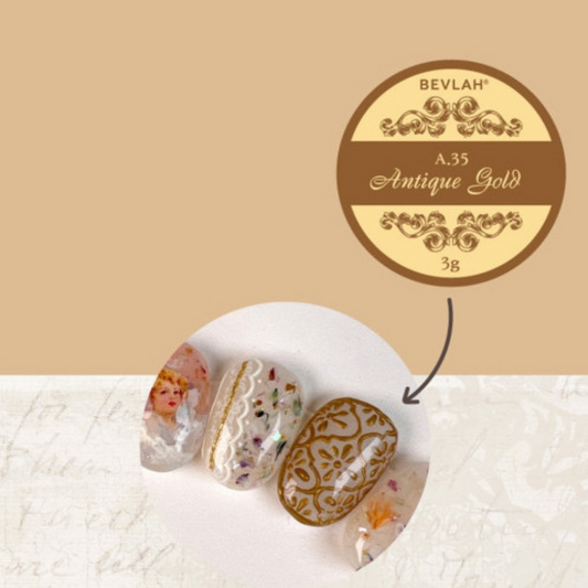 BEVLAH: Antique Gold Line Container Gel (3g)
