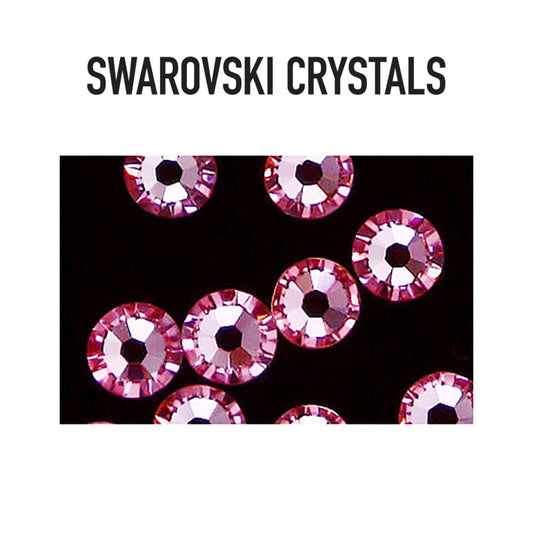 AUSTRIA CRYSTAL: 2058 XILION Rose Flatback - Light Rose (223) SS9 (40pcs)