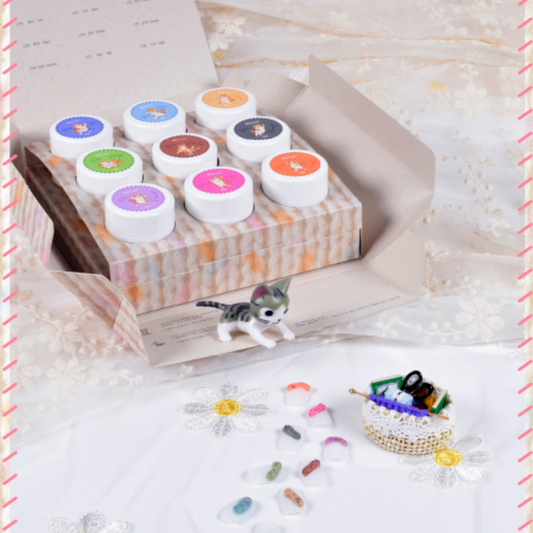 BEVLAH: Tricot Knit & Emboss Gel (9-Piece Set)