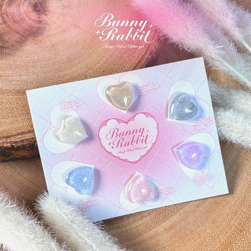 YOGO MAYO Bunny Rabbit [6-piece Set] Glitter & Velvet