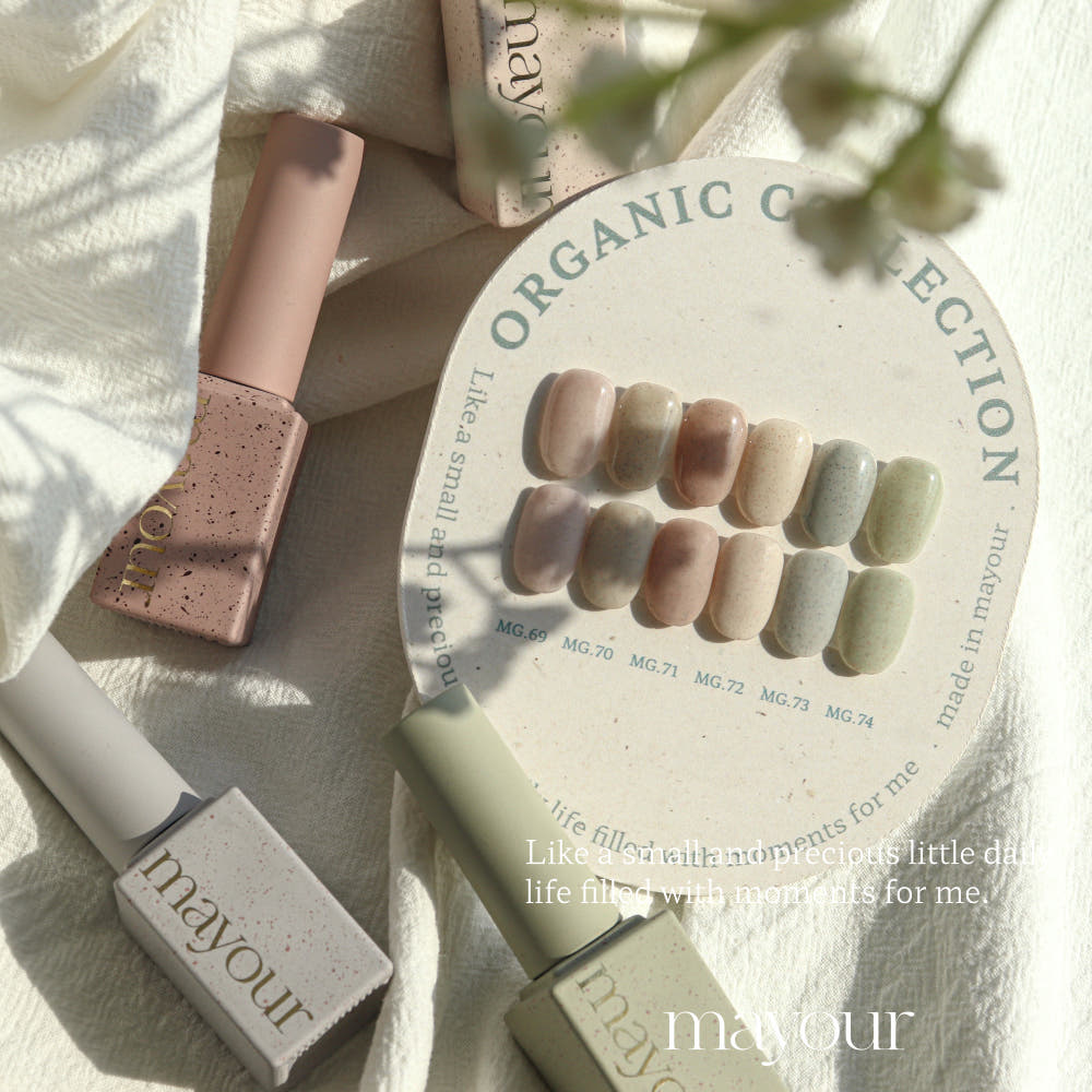 MAYOUR Organic Sand Gel [6-piece Set] Glitter Gel