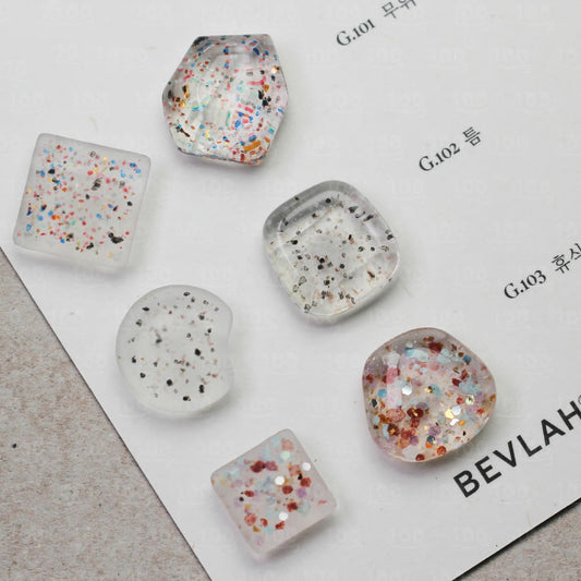 BEVLAH Otium Terrazzo Glitter Gel [3-piece Set]